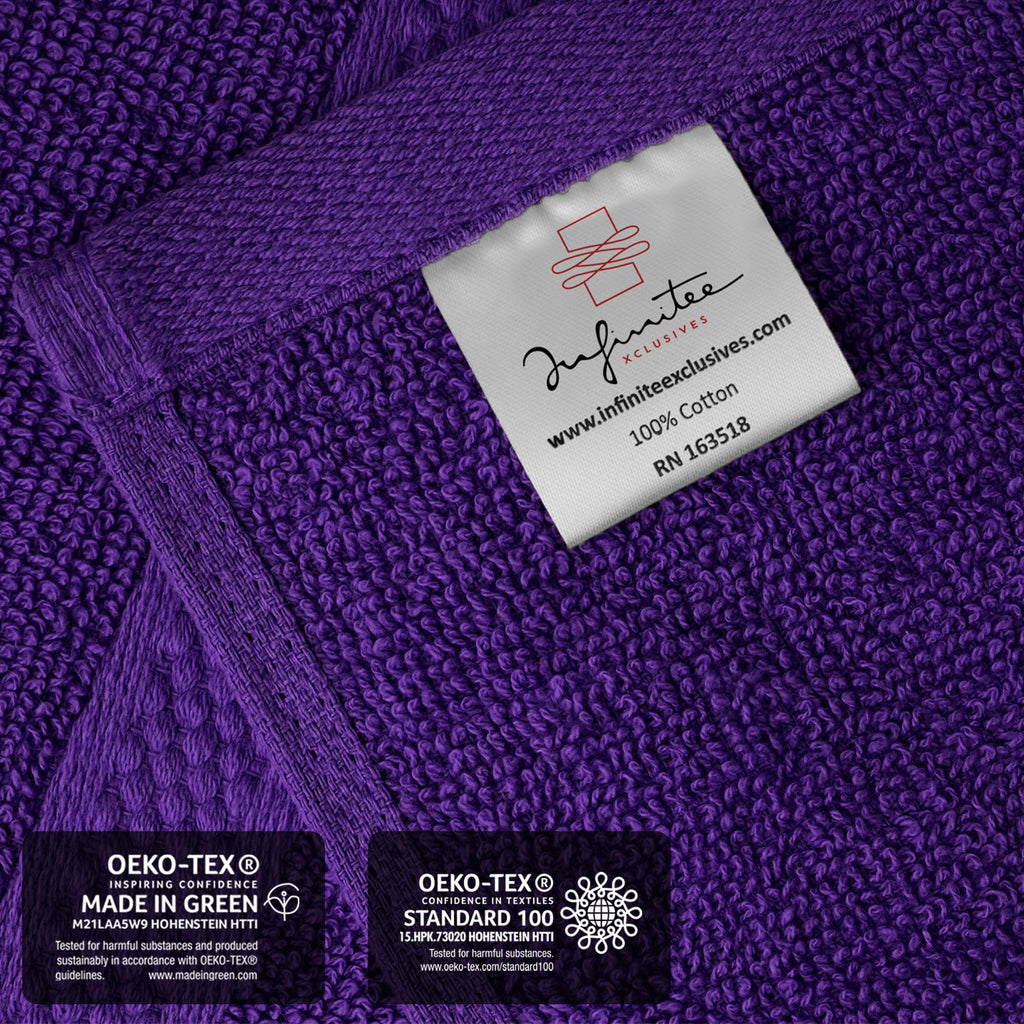 Infinitee Xclusives 100% Cotton Luxury Wash Cloths for Showering - 12 Pack - image 5