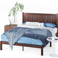 ZINUS Adrian Super King Wood Bed Frame | Rustic Solid Wood Foundation