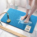 Asvin Soft Textured Bath, Shower, Tub Mat, 47x16 Inch, Phthalate Free, Non Slip Comfort Bathtub Mats with Drain