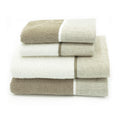 Creole Riga Cotton Bath Towel Set – 4 Piece Luxury Italian Linens