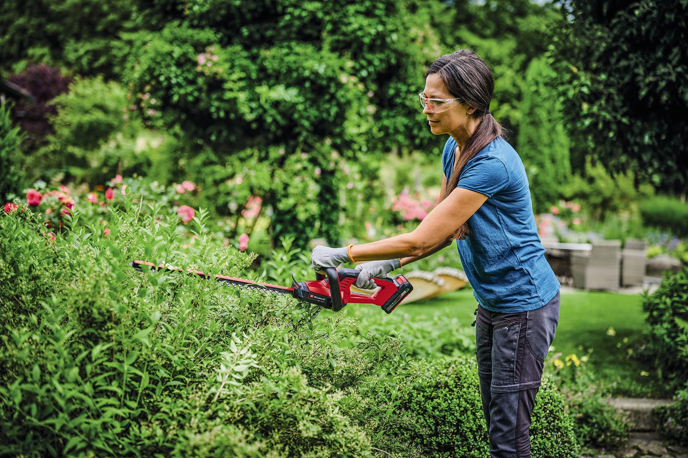 Einhell 18V Cordless Hedge Trimmer – 50cm Steel Blade – GE-CH 18/50 Li