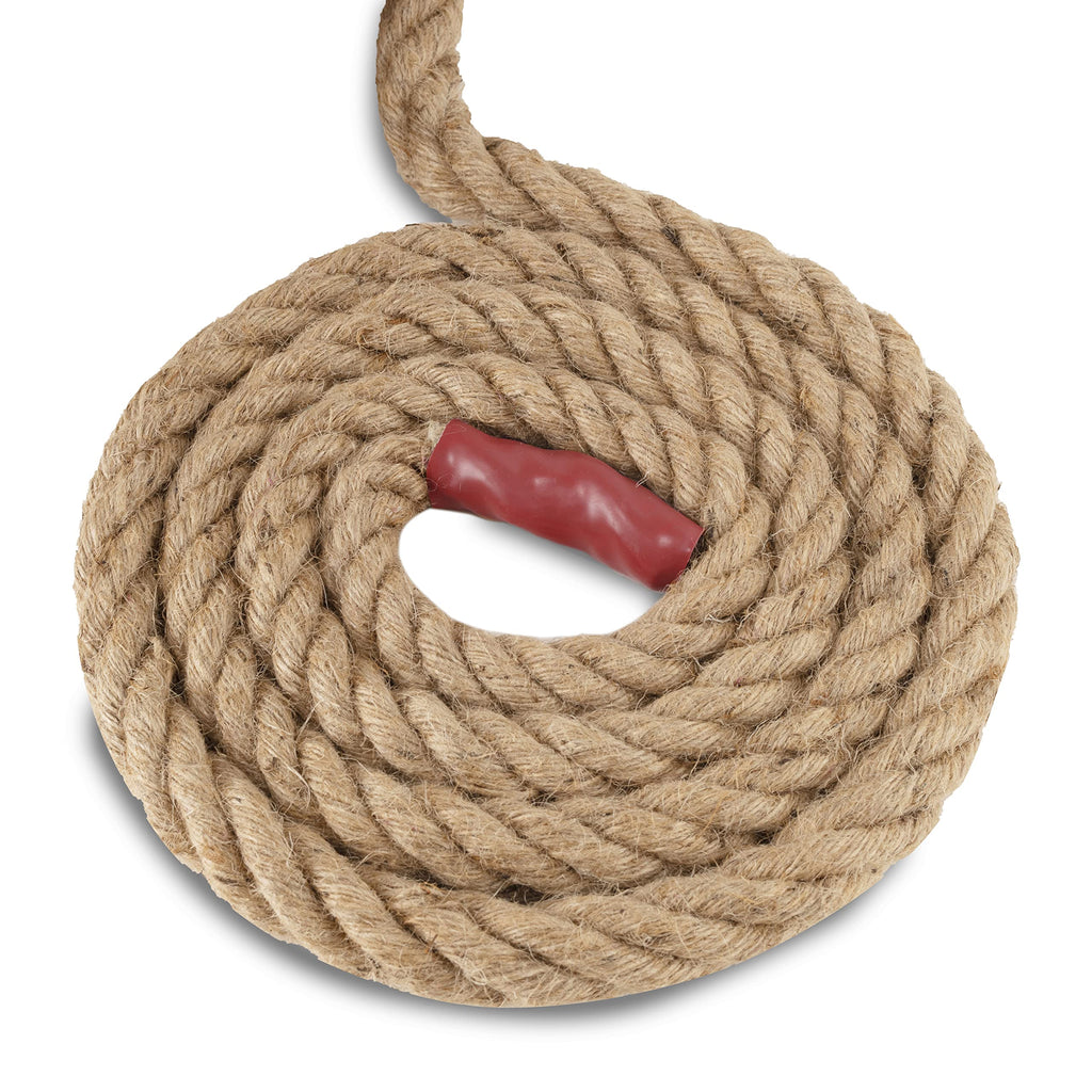 EMEKIAN 30mm Natural Jute Rope | 30M Heavy Duty 4-Strand Hemp Twine