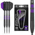 Target Darts Vapor 8 Black 80% Tungsten Steel Tip Darts Set - 23g Purple