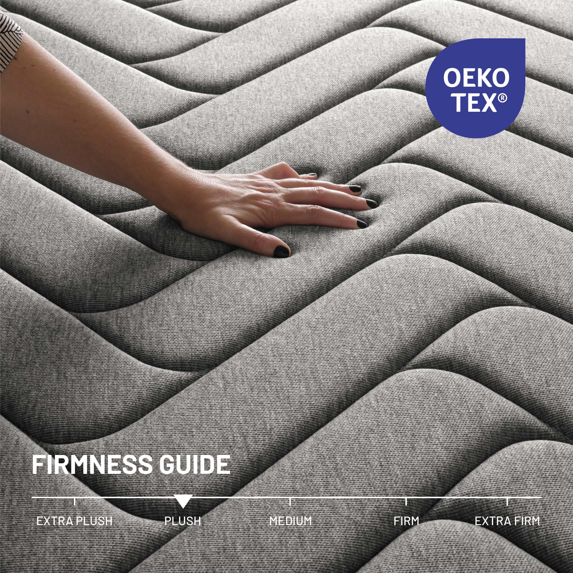 Naturalex Cotswold 3ft Single Memory Foam Mattress | 15cm Orthopaedic