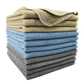 Polyte Microfibre Cleaning Cloths | Professional 12 Pack | 35x35 cm