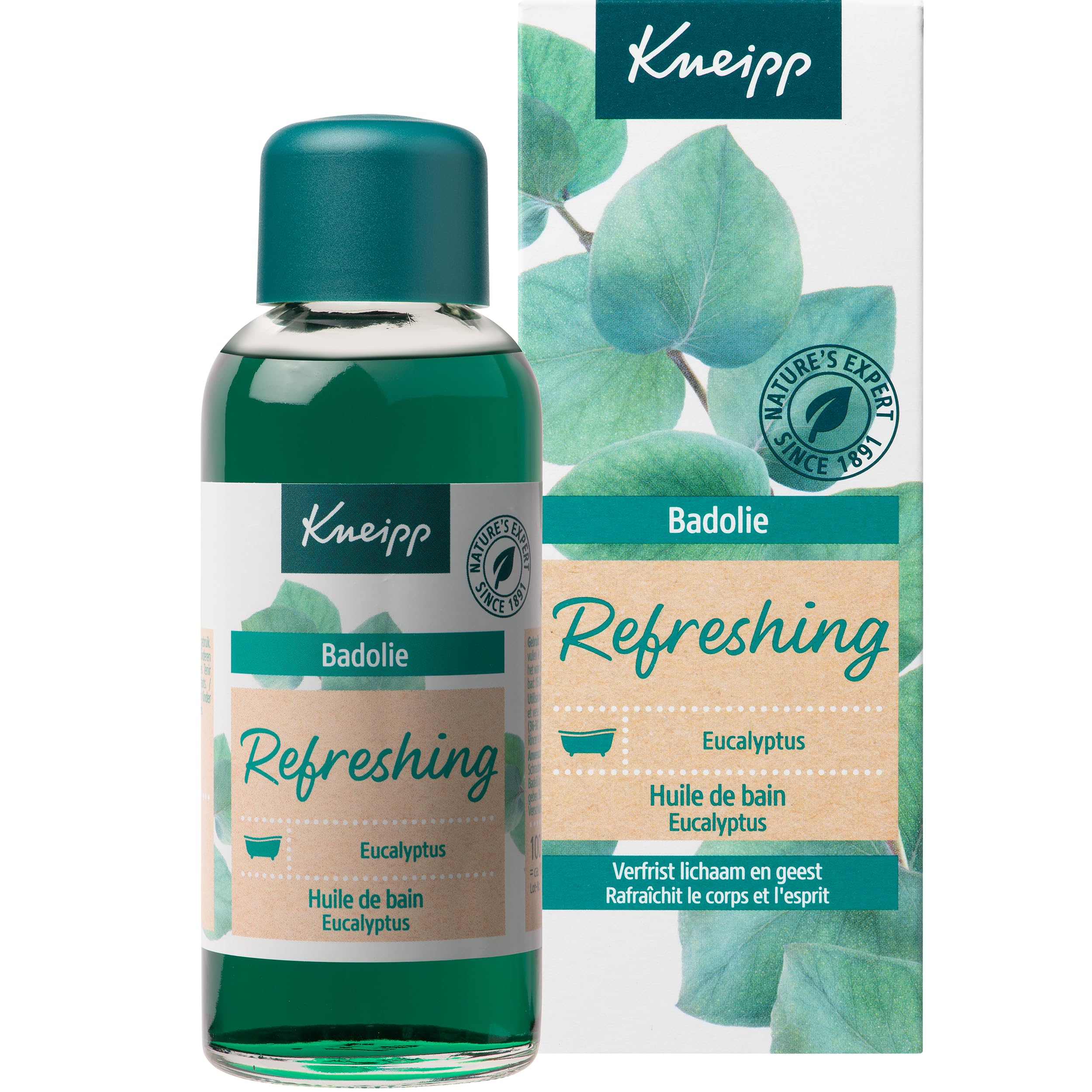 Kneipp Eucalyptus Bath Oil – Refreshing & Invigorating Essential Oil 100ml