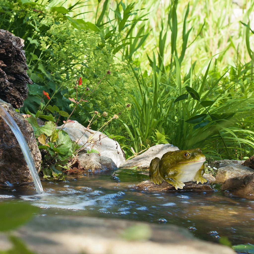 Relaxdays Garden Frog Figurine – Weatherproof Polyresin Outdoor Decor