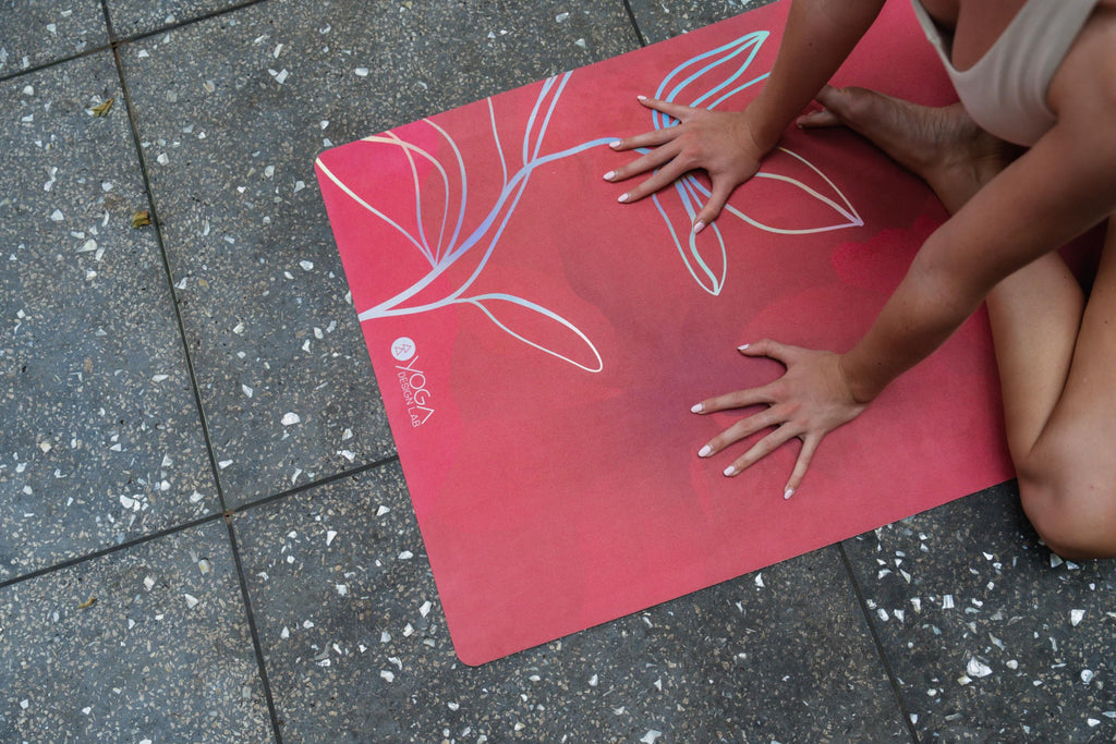 Yoga Design Lab Travel Yoga Mat | 1.5mm Foldable Eco-Friendly 2-in-1 Mat