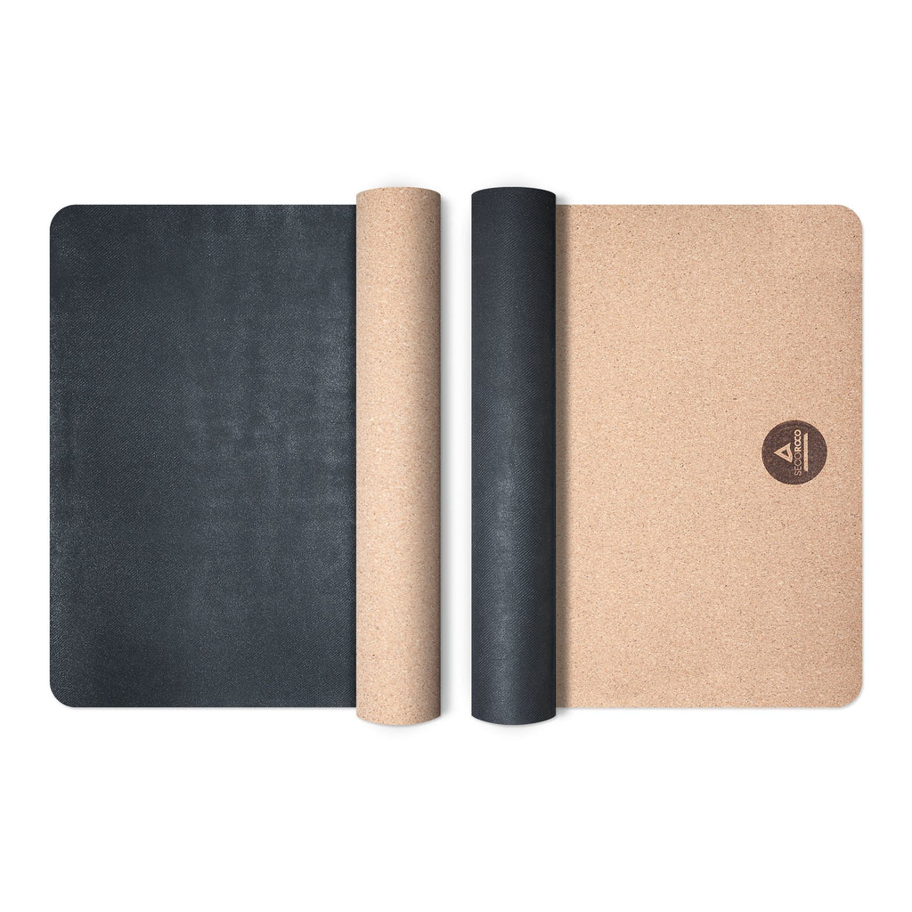 Cork Yoga Mat – 5mm Non-Slip Eco-Friendly Rubber with Bag