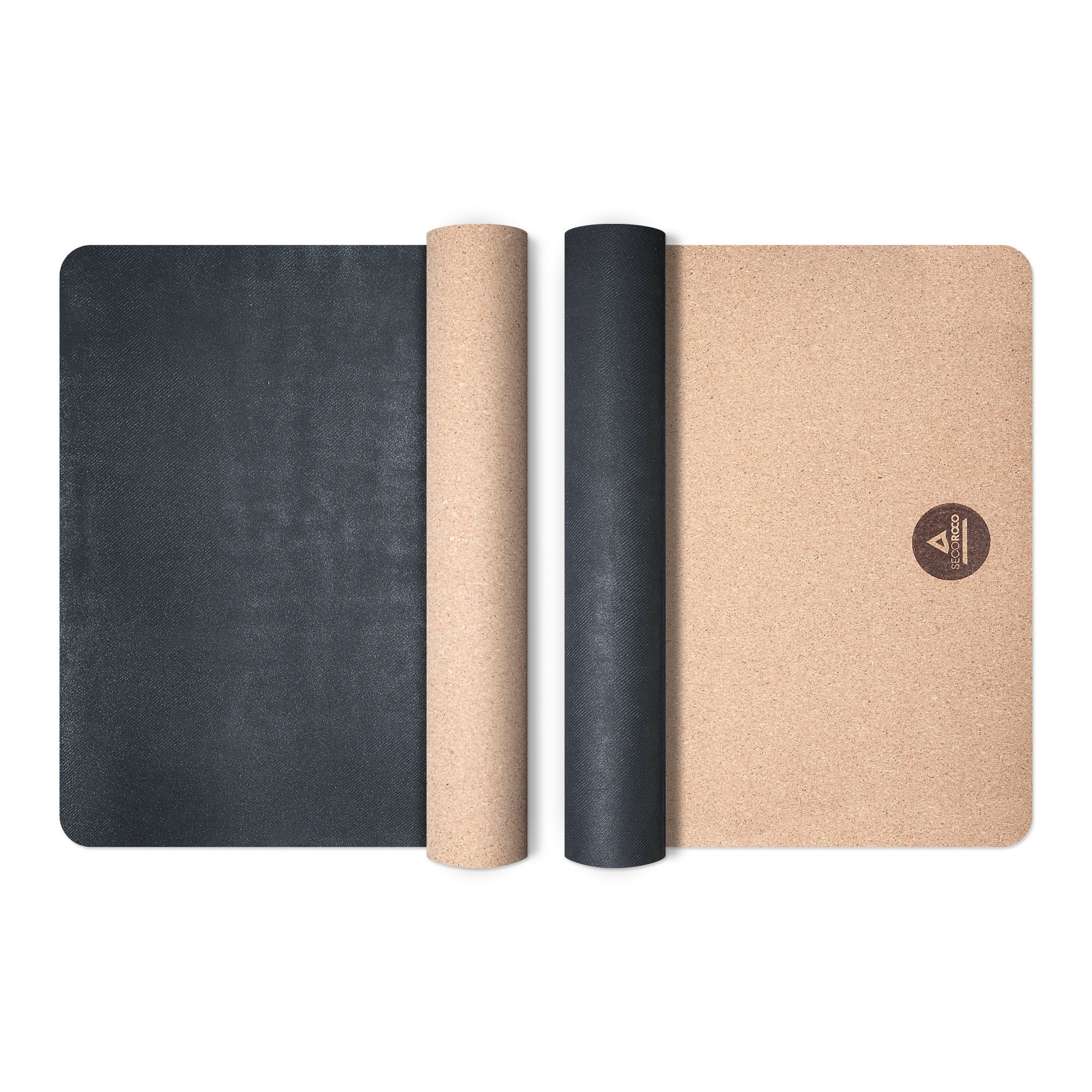 Cork Yoga Mat – 5mm Non-Slip Eco-Friendly Rubber with Bag