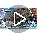 Tool Daily 17" Stainless Steel Surface Cleaner for Pressure Washer, 4000 PSI