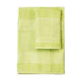 Filet Cotton Terry Towel Set with Aida Insert for Embroidery – Green
