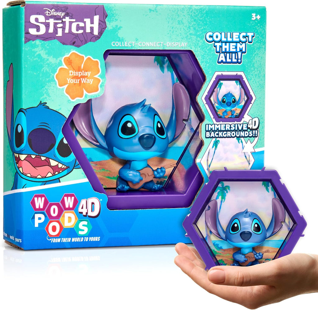 Disney Stitch 4D Display Pod – 3D Lenticular Collectible Figure