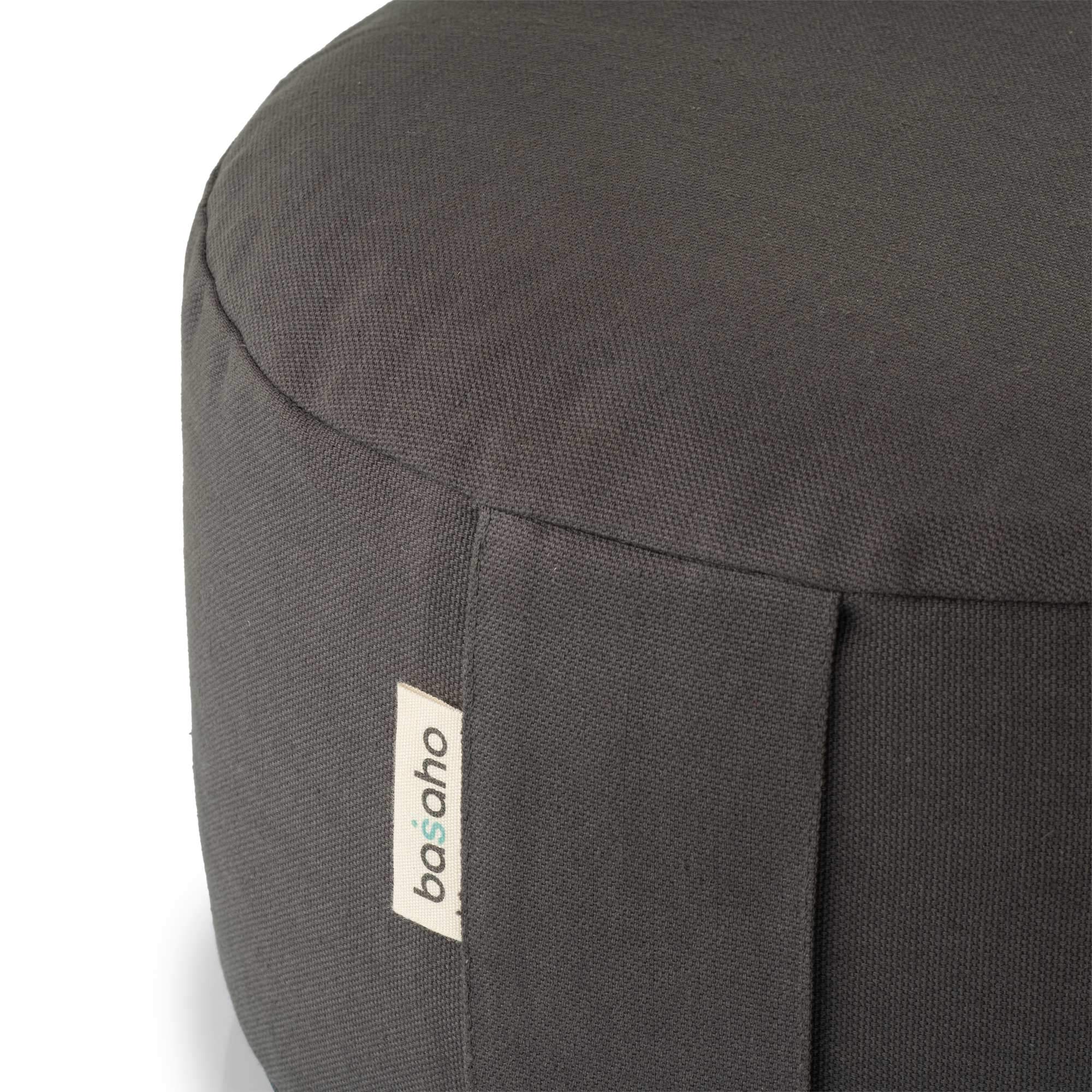 Basaho Wheel Zafu Meditation Cushion | Organic Cotton & Buckwheat - Mustard