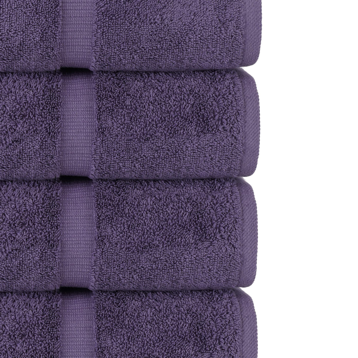 Chakir Turkish Linens | Hotel & Spa Quality 100% Cotton Premium Turkish Towels | Soft & Absorbent 8-Piece Towel Sets, Plum