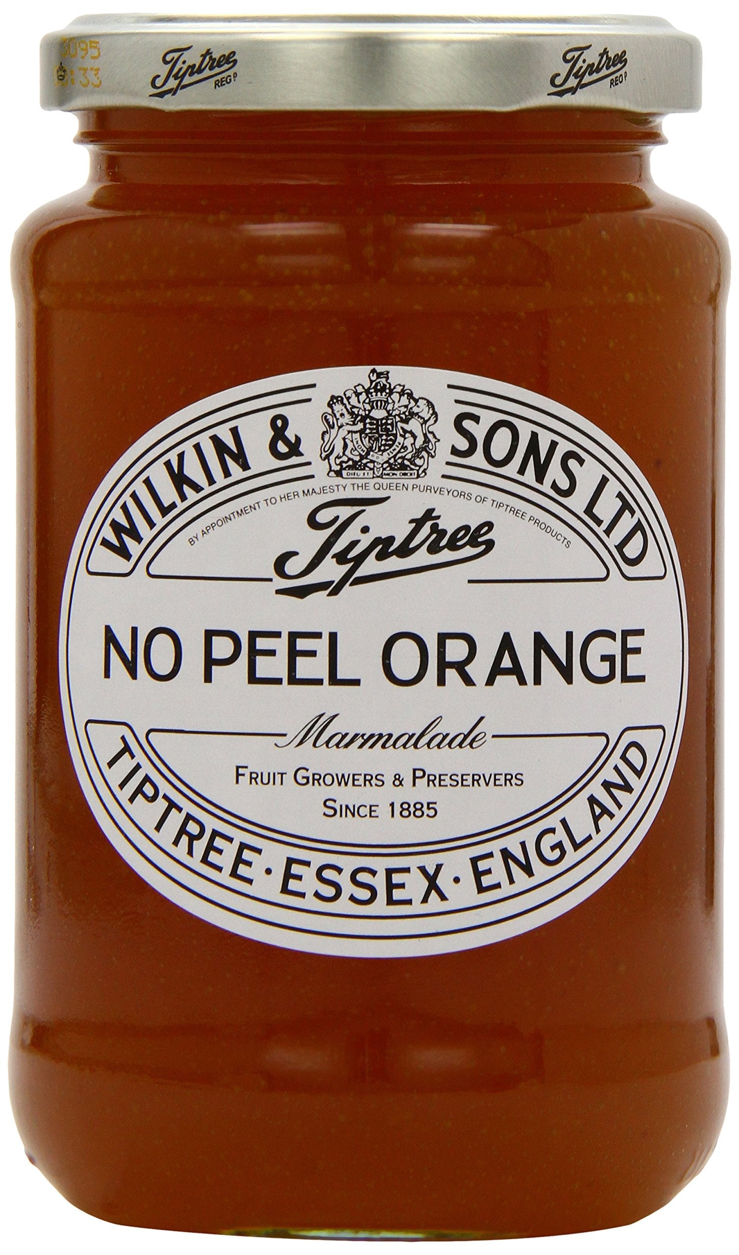 Tiptree No Peel Orange Marmalade - Seville Fruit Spread, 454g (Pack of 6)