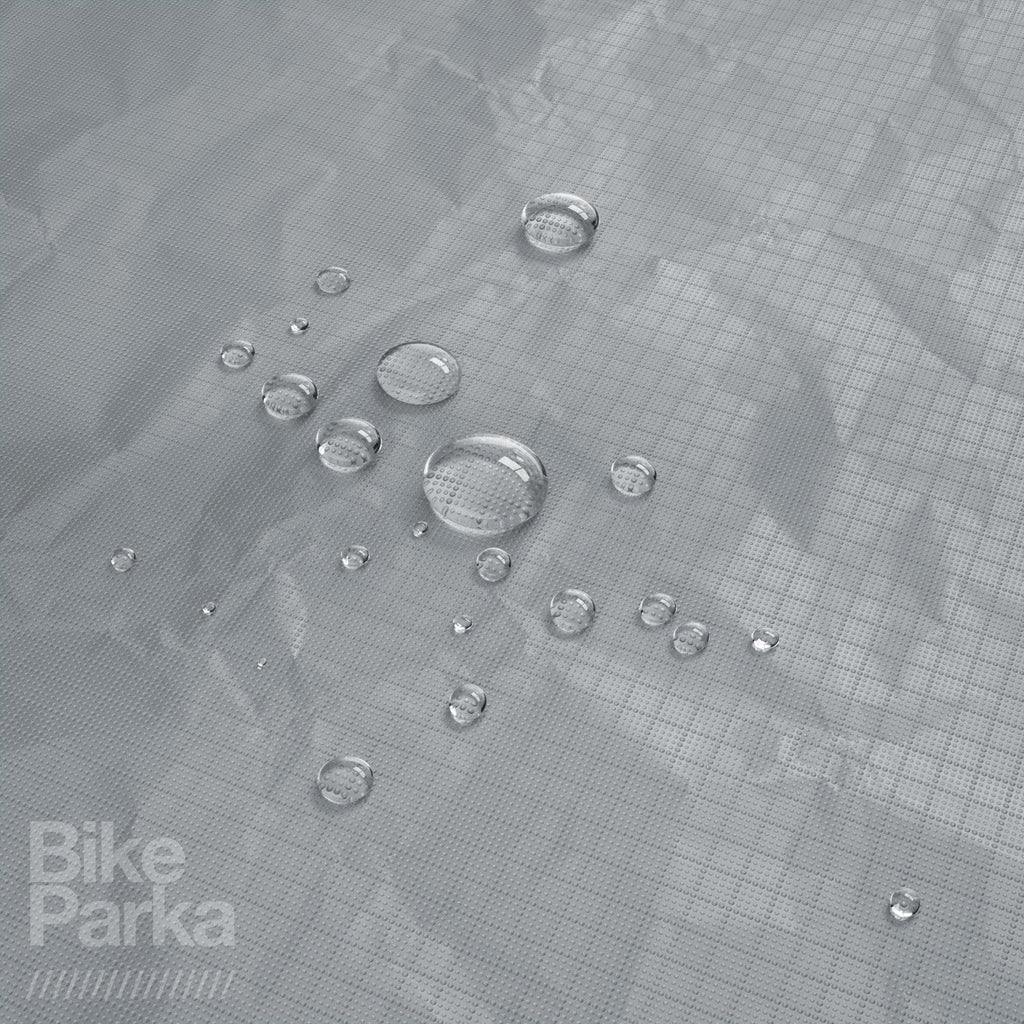 BikeParka Urban Waterproof Bicycle Cover | Ripstop Nylon - Pavement Grey