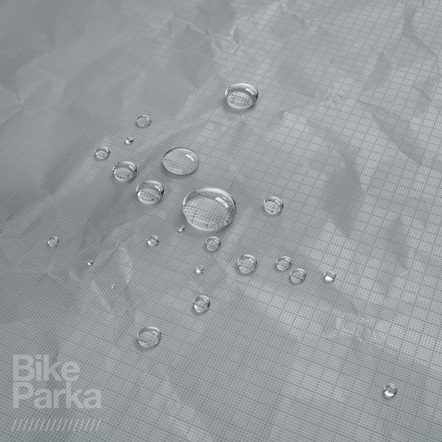 BikeParka Urban Waterproof Bicycle Cover | Ripstop Nylon - Pavement Grey