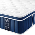 TeQsli Small Double Mattress Memory Foam Pocket Spring Hybrid 120x190x27 cm