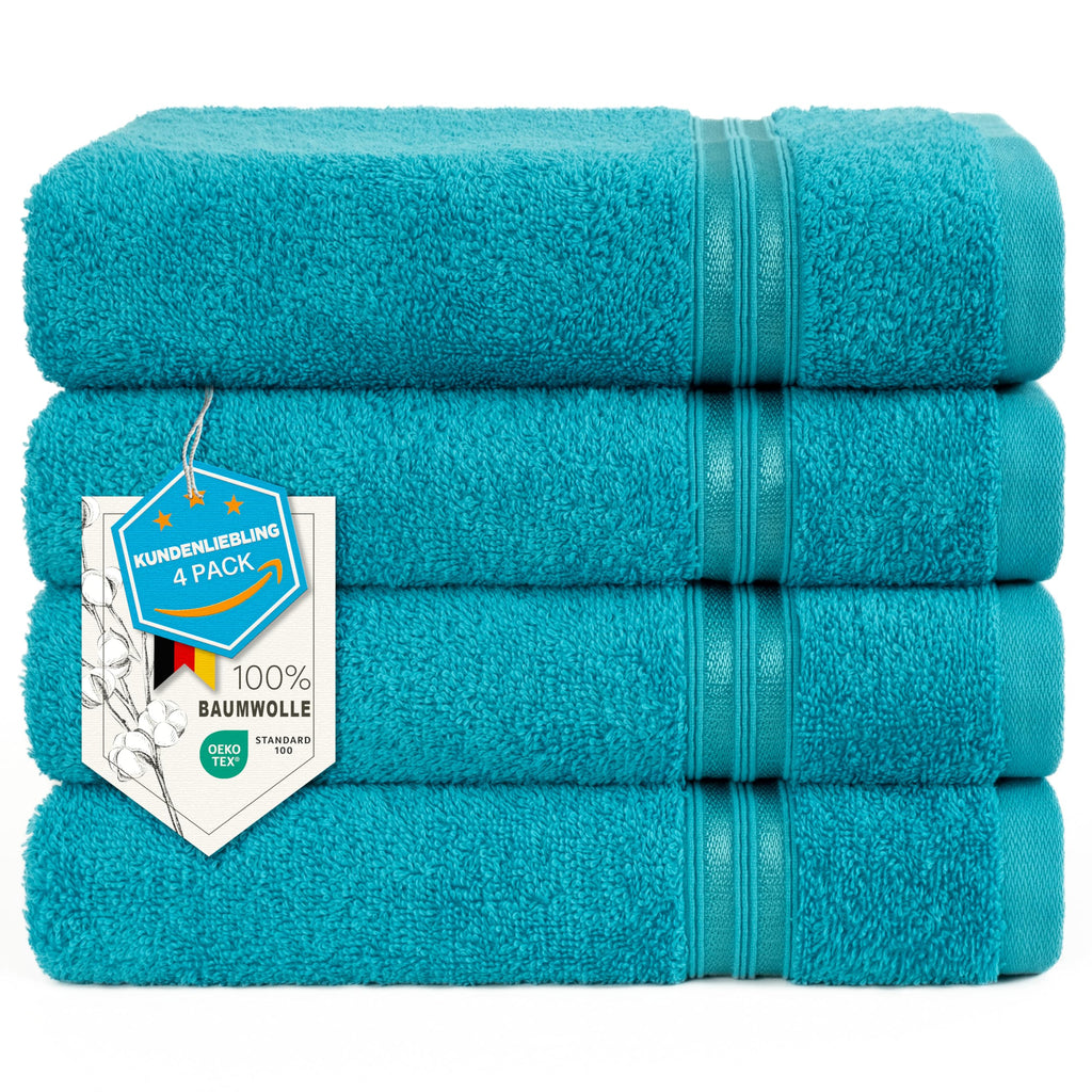 Hammetex Bathrobe 100% Cotton Unisex for Men and Women Quality 400 g/m² Quality Soft Absorbent Terry Towelling Bathrobe for Couples with Pockets - image 1