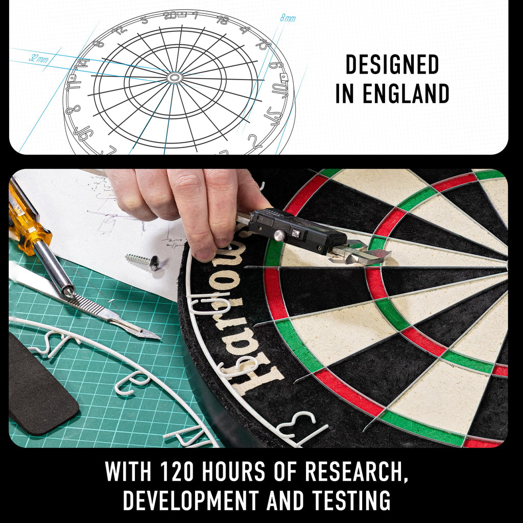 Harrows Official Competition Bristle Dartboard – Professional 45cm Sisal