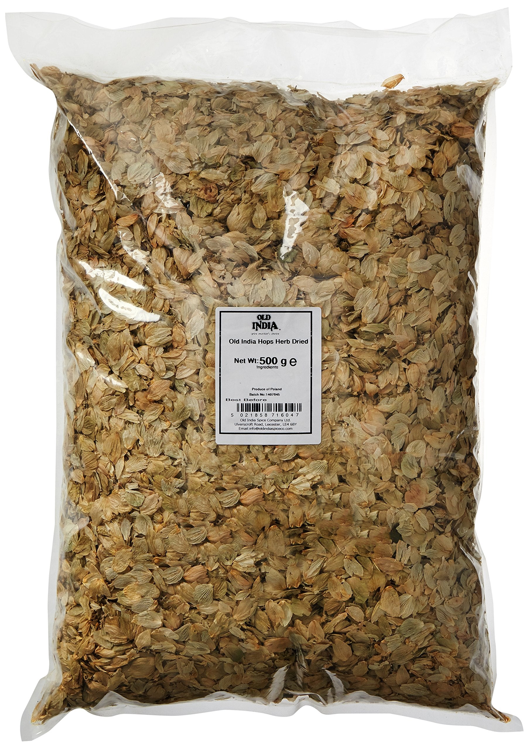 Old India Dried Hops Herb – 500g Natural Brewing and Culinary Hops
