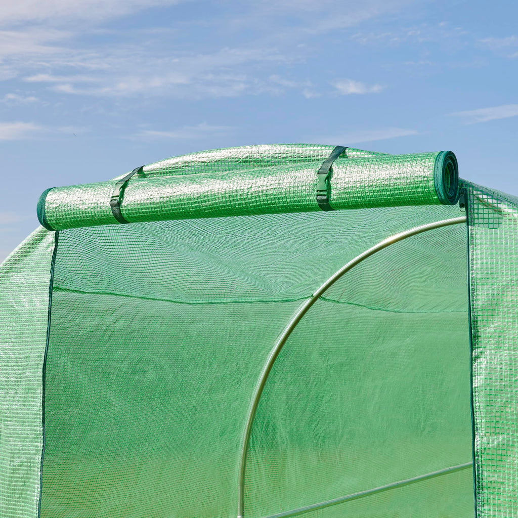 FeelGood UK PT4 Polytunnel Replacement Cover - Heavy Duty UPVC 4x2x2m