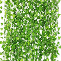 CQURE 60Pcs 420FT Artificial Ivy Garland | UV Resistant Fake Vines for Decor