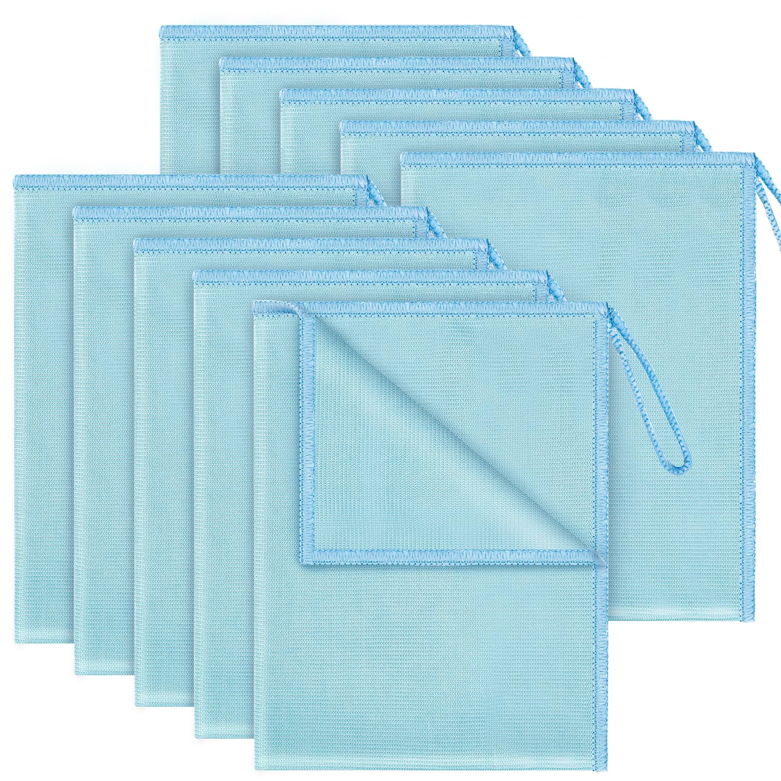Ancable Lint-Free Microfiber Glass Polishing Cloths - 10 Pack