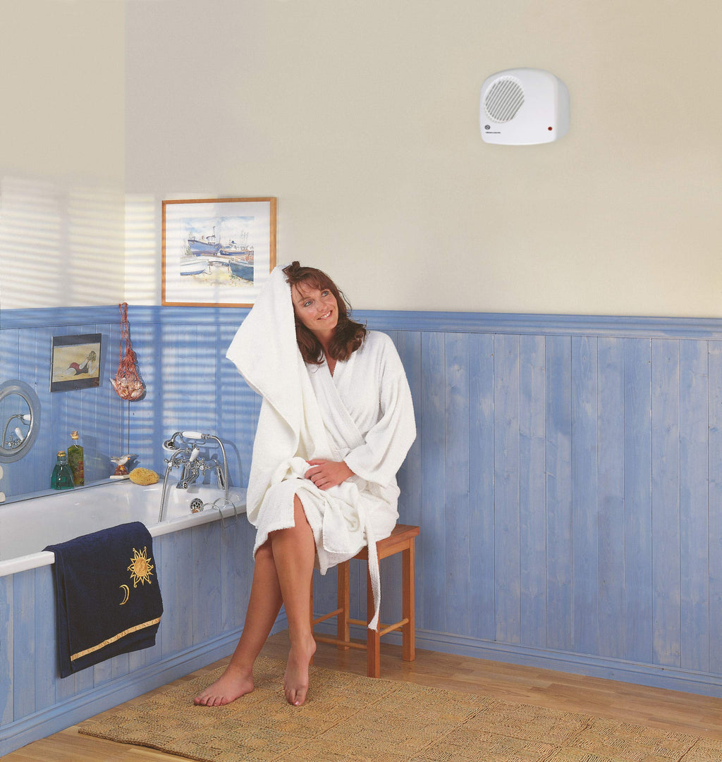 Winterwarm 2kW Downflow Bathroom Heater – IP22 Timer & Pull Cord