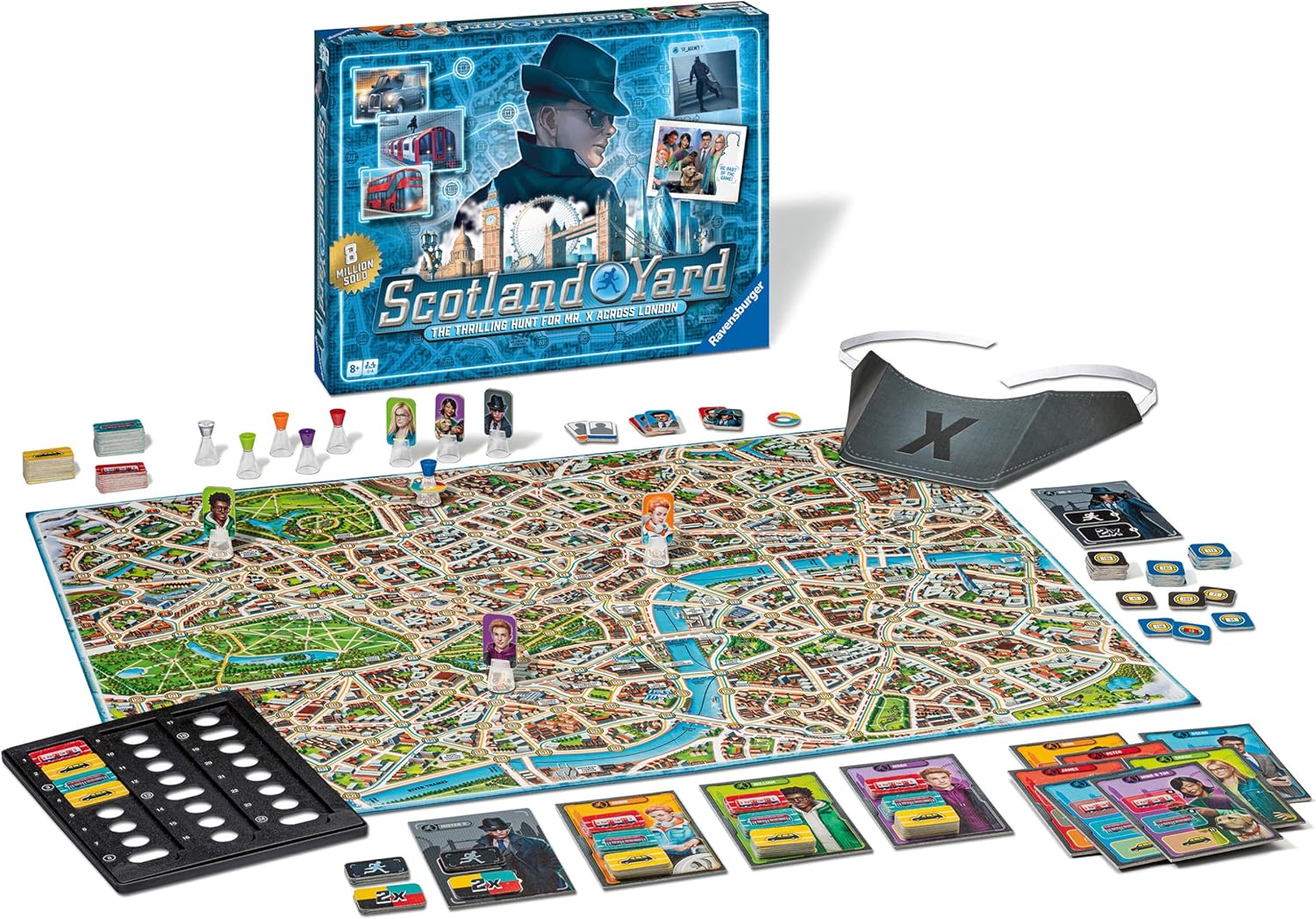 Ravensburger Scotland Yard Board Game – Family Strategy Detective Game