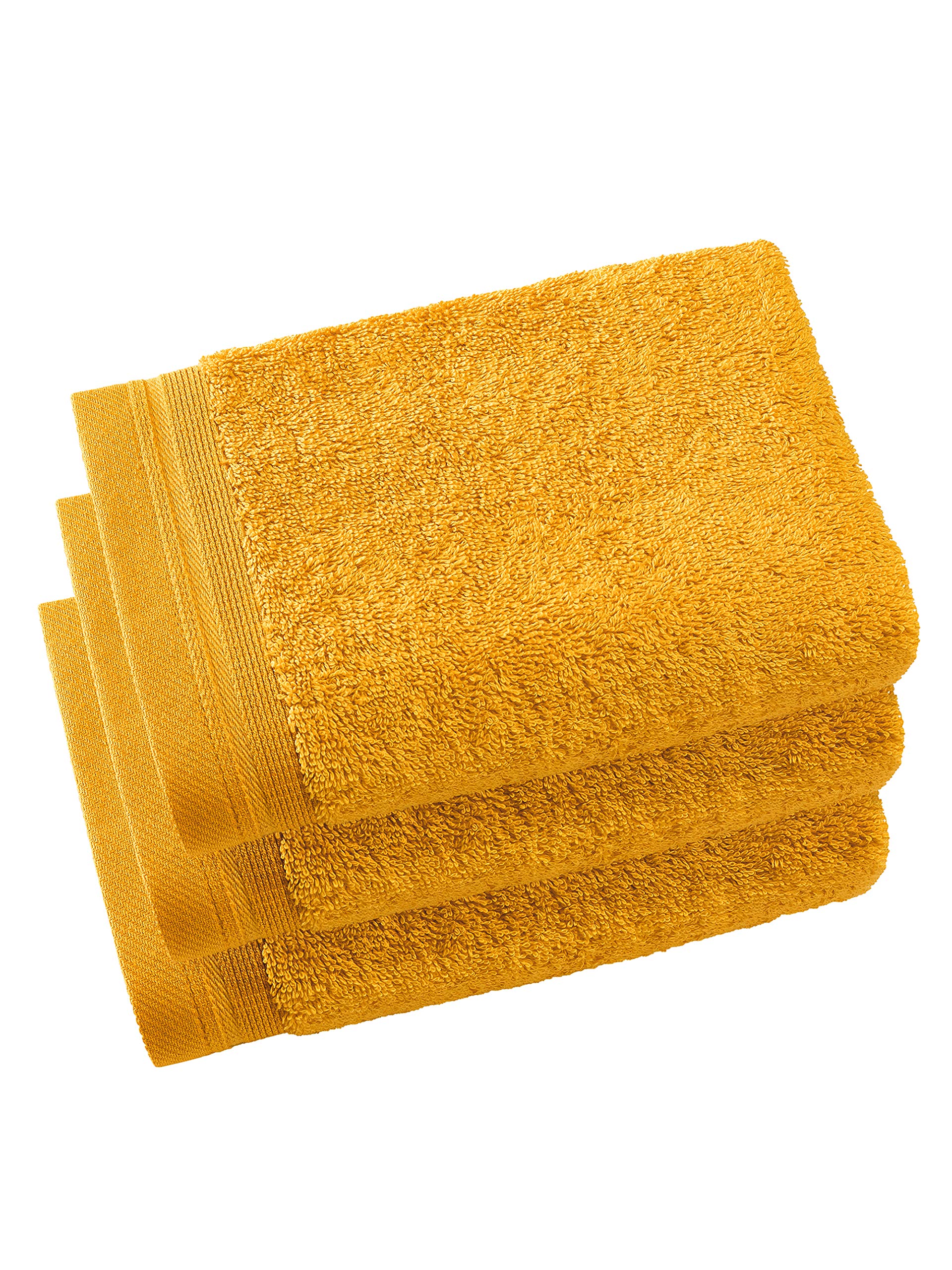 De Witte Lietaer Contessa Guest Towels | 100% Cotton Gold - 3 Pack
