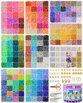 Fournine 30000 Pcs Clay Beads Bracelet Making Kit | 192 Colors Heishi Beads