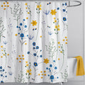 Jolof Store Floral Fabric Shower Curtain | Waterproof & Quick-Drying 180x180cm