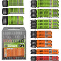 EZUVITA 50-Piece T-Shank Jigsaw Blade Set for Wood, Metal & Plastic