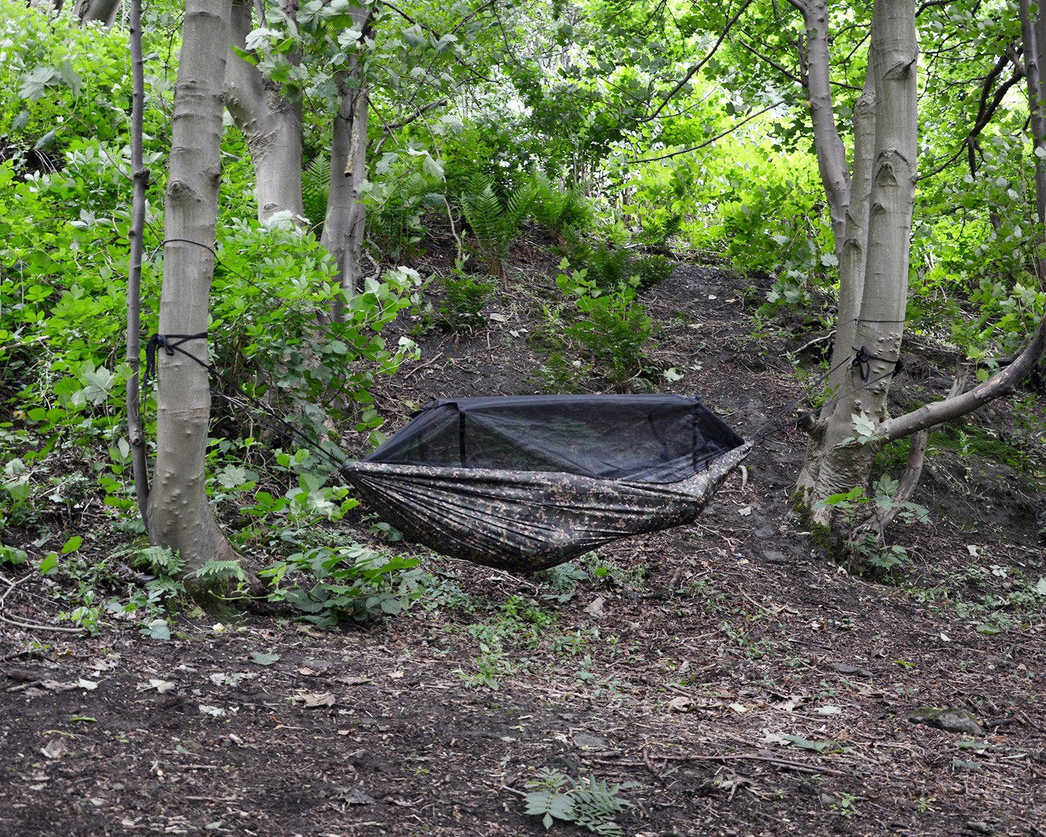 DD Hammocks Frontline MC Camo Jungle Hammock with Mosquito Net