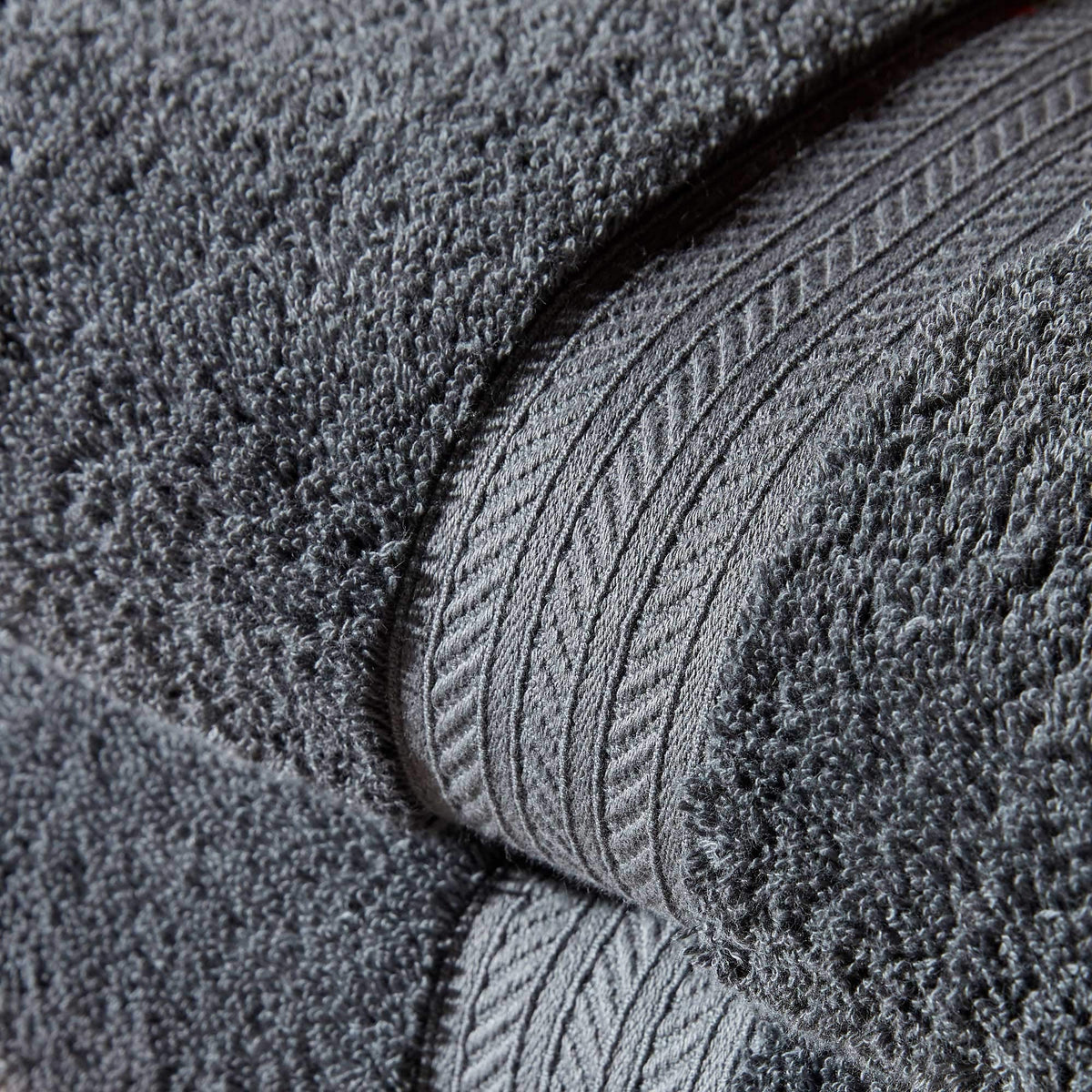 Christy Renaissance 2 Bath Towels Set | Ash Grey | 100% Egyptian Cotton Pile | Luxuriously Soft and Super Absorbent | 675 GSM - image 3