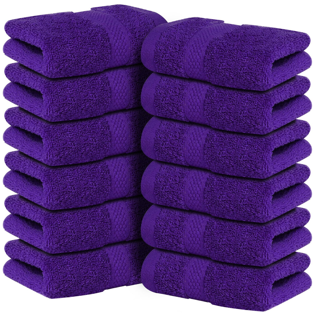 Infinitee Xclusives 100% Cotton Luxury Wash Cloths for Showering - 12 Pack - image 1