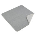 Dikots Square Loofah Shower Mat – 60x60cm Non-Slip Grey PVC Bath Mat