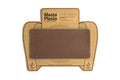 MastaPlasta Self-Adhesive Leather Repair Patch – Tan Vegan Leather, 20x10cm