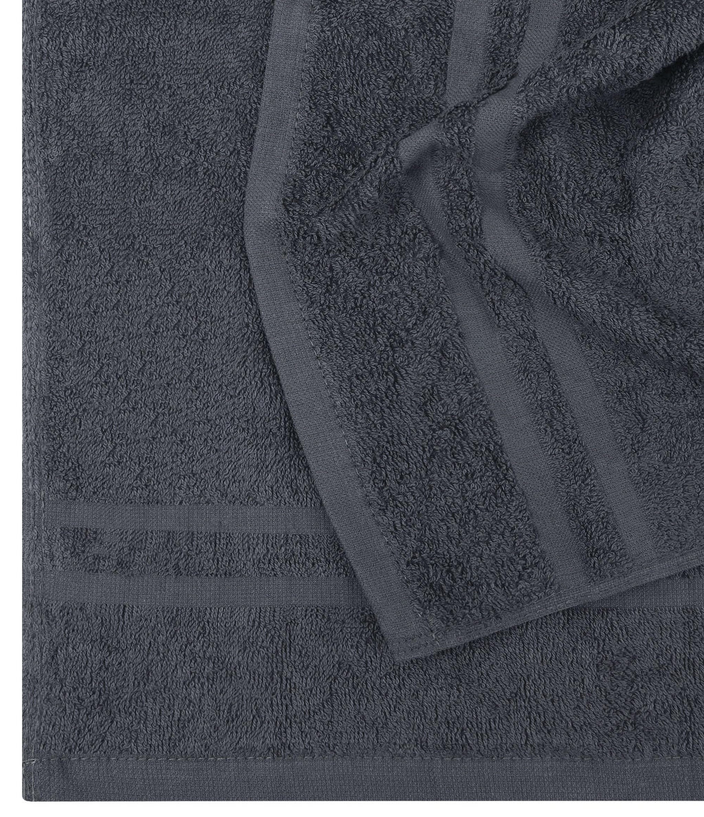 Utopia Towels Bleach Proof Cotton Salon Towels - 24 Pack, Dark Grey