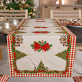 PETTI Artigiani Italiani Christmas Table Runner - Red Nutcracker 140x40cm