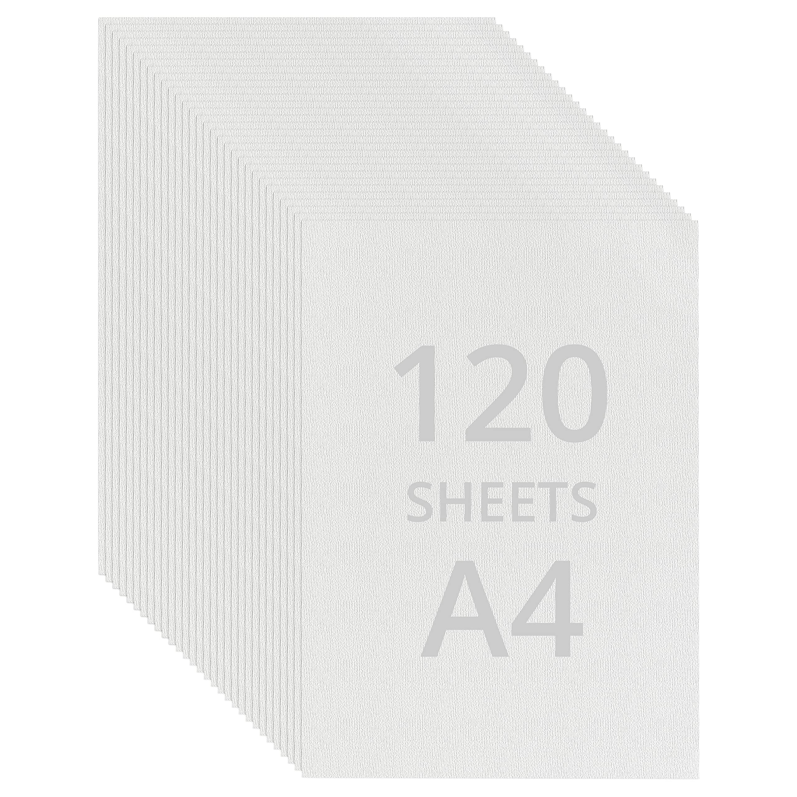 Belle Vous A4 Watercolour Paper - 120 Sheets 200 GSM Acid-Free White