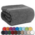 NatureMark Sauna Towel – 100% Cotton Terry, 80 x 200 cm – Anthracite