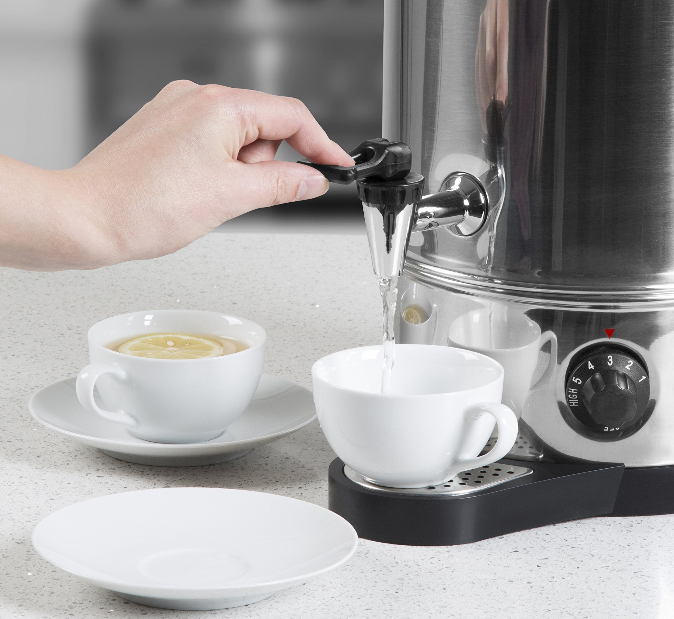 Swan 8L Catering Urn | Stainless Steel Water Boiler with Drip Tray
