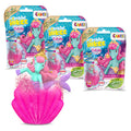 INKEE Galupy Mermaid Bath Bombs for Kids – 3 Pack with Surprise Toy