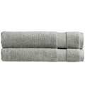Christy Refresh Bath Towels - Set of 2 - 100% Cotton 550GSM - Dove Grey