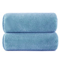 Polyte Microfiber Bath Towels – Oversize Quick Dry Terry Twist, 2 Pack