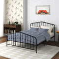 DHP Bushwick Metal Platform Bed | Industrial King Bed Frame, Black