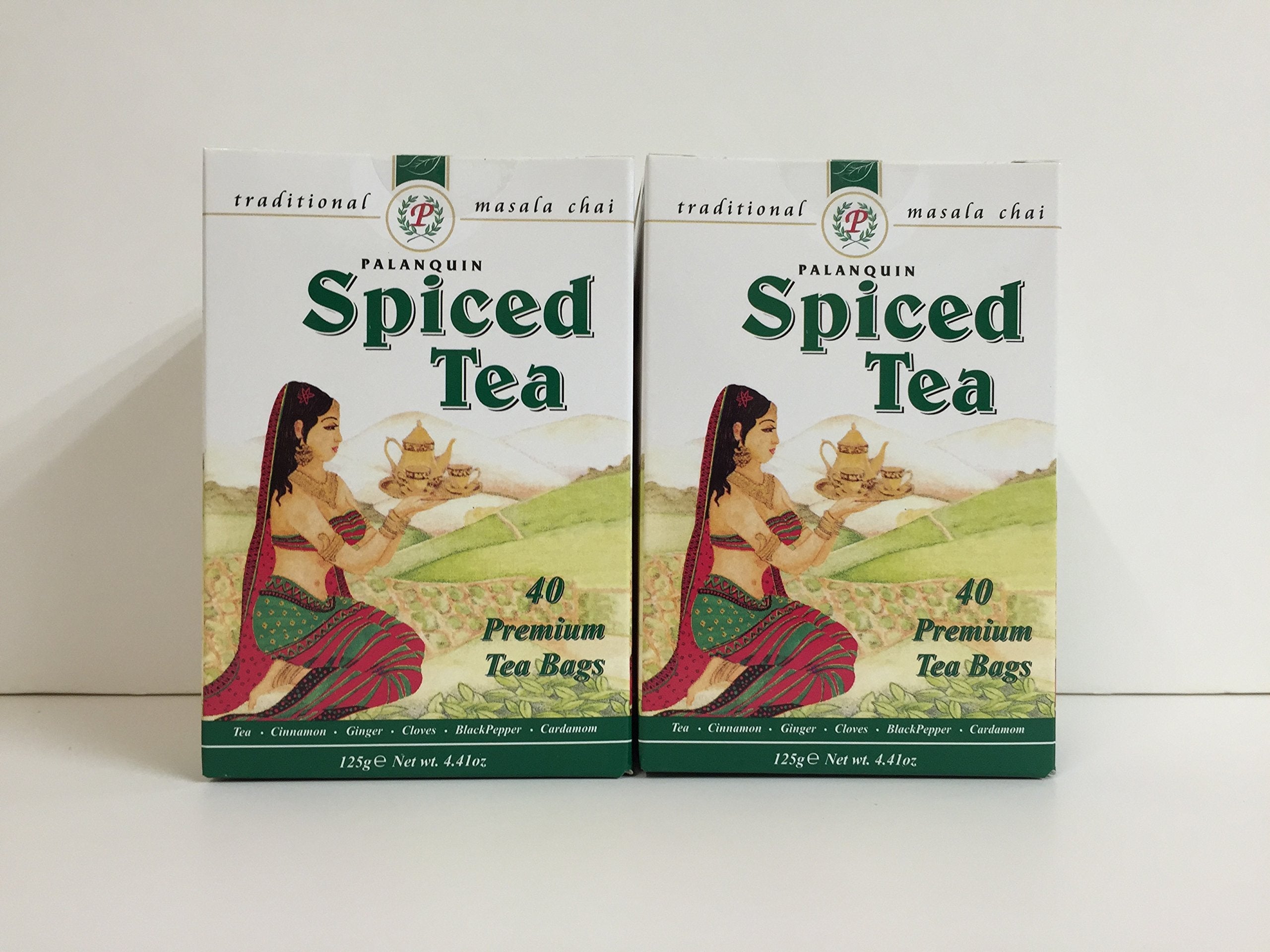 Palanquin Masala Chai Spiced Tea – Warming Ginger & Cinnamon (2 Pack)